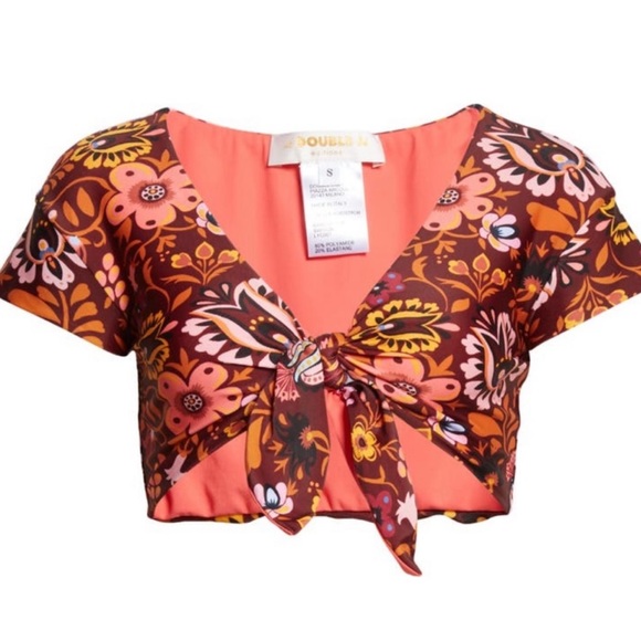 LA DoubleJ Other - La DoubleJ Floral Bikini Top